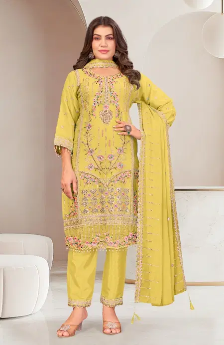 Az 1485 A To D By Alzohaib Chiffon Readymade Pakistani Suits Suppliers In India
